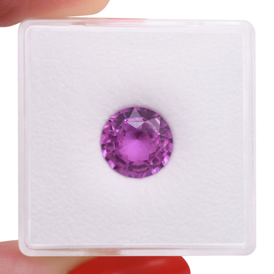 2.53 Carat Pink MADAGASCAR Round Sapphire