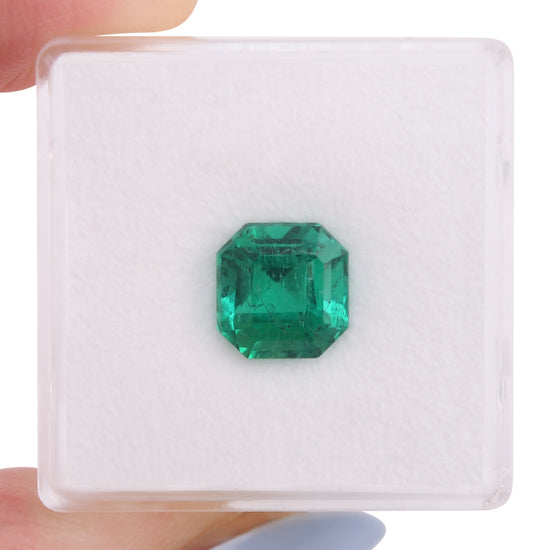 2.55 Carat Green COLOMBIAN Emerald Emerald GRS