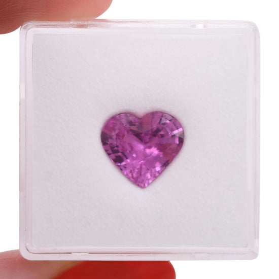 2.60 Carat Pink MADAGASCAR Heart Sapphire GIA
