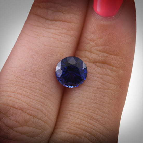 2.64 Carat Blue SRI LANKAN Round Sapphire