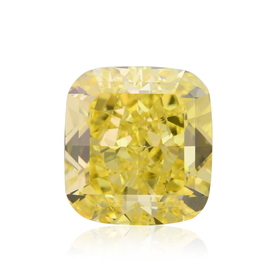 ألماسة وسادة صفراء فاخرة زاهية 2.82 قيراط VS1 GIA