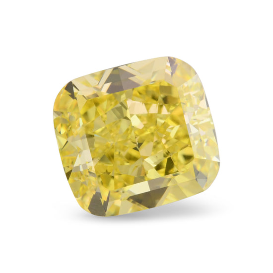 ألماسة وسادة صفراء فاخرة زاهية 2.82 قيراط VS1 GIA