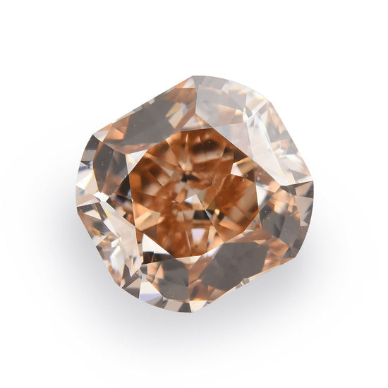 1.02 Carat Fancy Brown Orange Cushion Diamond SI1 GIA