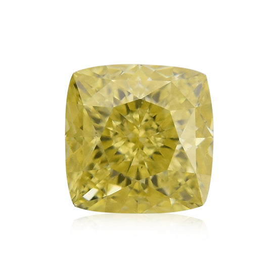 0,31 Karat Fancy Yellow Cushion Diamant VS2 GIA