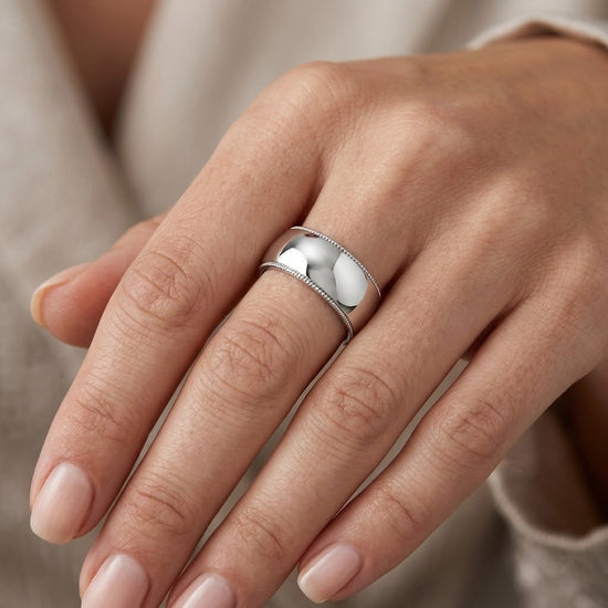 Ehering mit Milgrain – 6,0 mm