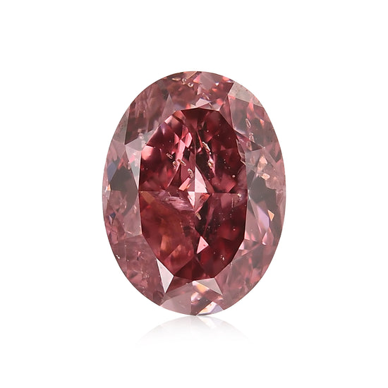 Diamante Ovale Rosa Fantasia Intenso da 0,53 carati (I1) GIA