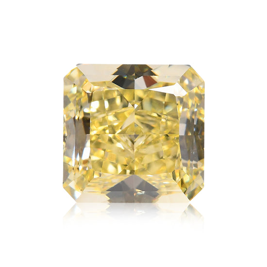 2.01 Karat Fancy Yellow Radiant Diamant VS2 GIA
