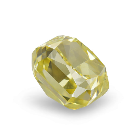 0.81 Carat Fancy Yellow Radiant Diamond VS2 GIA