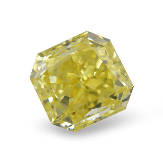 0.81 Carat Fancy Yellow Radiant Diamond VS2 GIA