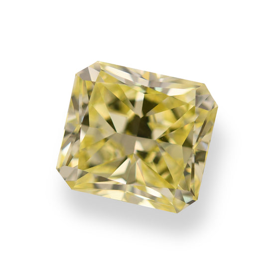 1.22 Carat Fancy Intense Yellow Radiant Diamond VS1 GIA