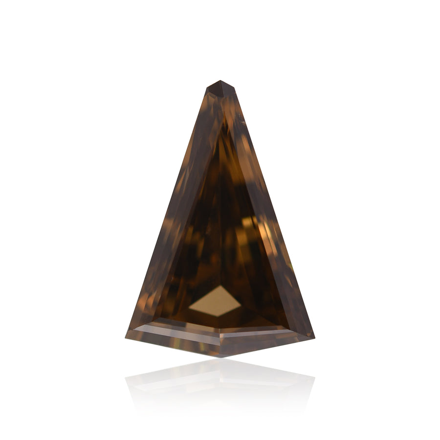 Diamante AQUILONE marrone scuro fantasia da 3,00 carati VS2 GIA