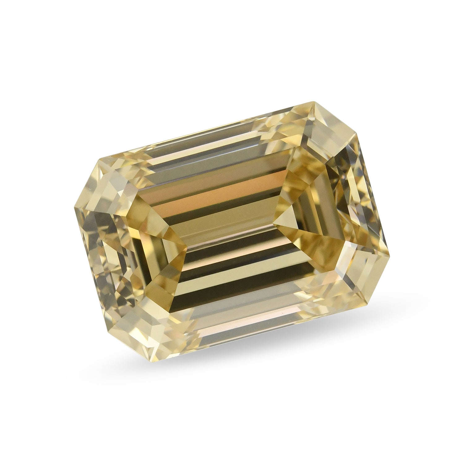 3.01 Carat Fancy Brown Yellow Emerald Diamond IF