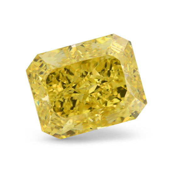 3.01 Carat Fancy Deep Yellow Radiant Diamond VS2 GIA