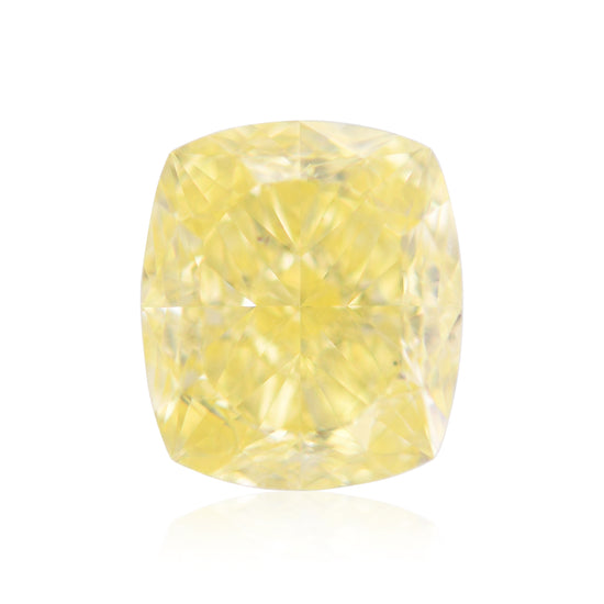 3.01 Carat Fancy Yellow Cushion Diamond SI1 GIA