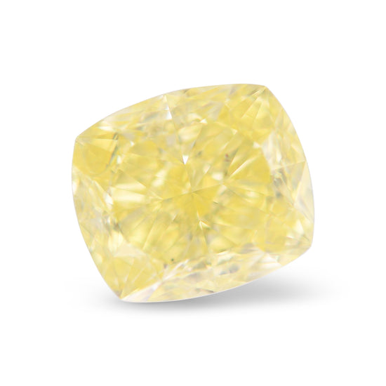 3.01 Carat Fancy Yellow Cushion Diamond SI1 GIA