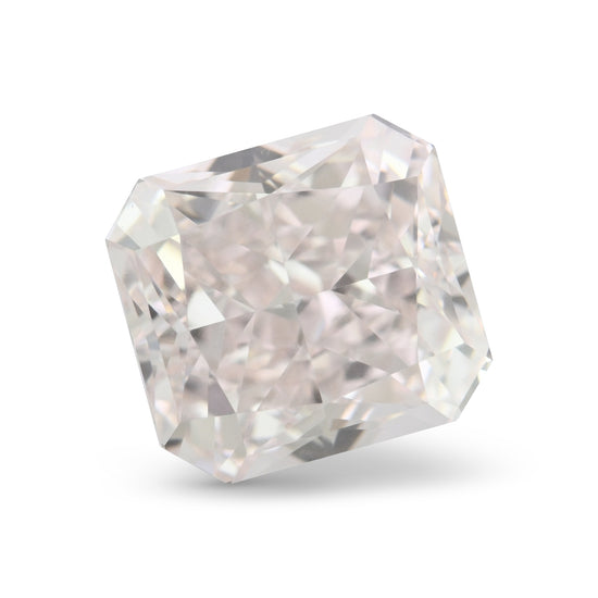 3.01 Carat Light Pink Radiant Diamond IF GIA