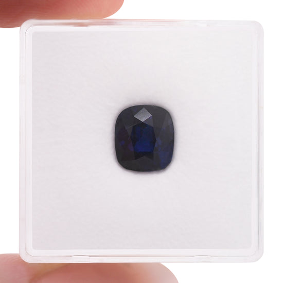 3.01 Carat Blue MADAGASCAR Cushion Sapphire AGL
