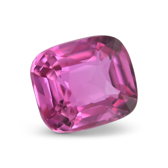 3.01 Carat Pink MADAGASCAR Cushion Sapphire GIA