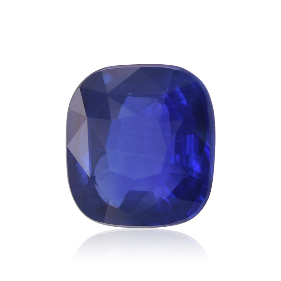 3.02 Carat Blue SRI LANKA Cushion Sapphire GIA