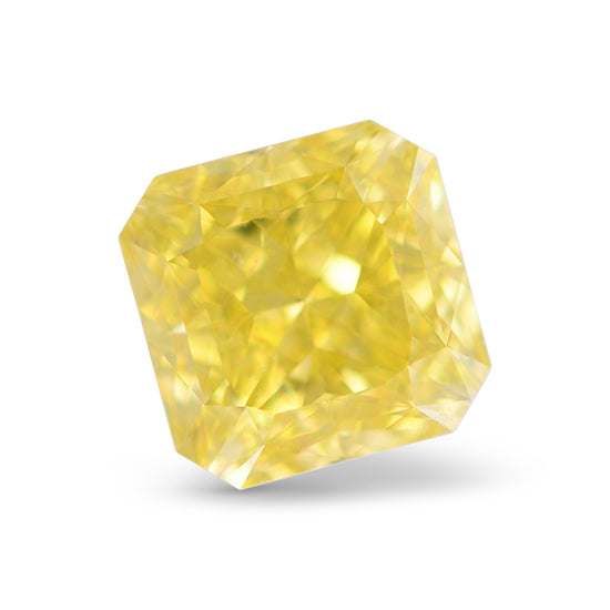 3.02 Carat Fancy Deep Yellow Radiant Diamond SI1 GIA