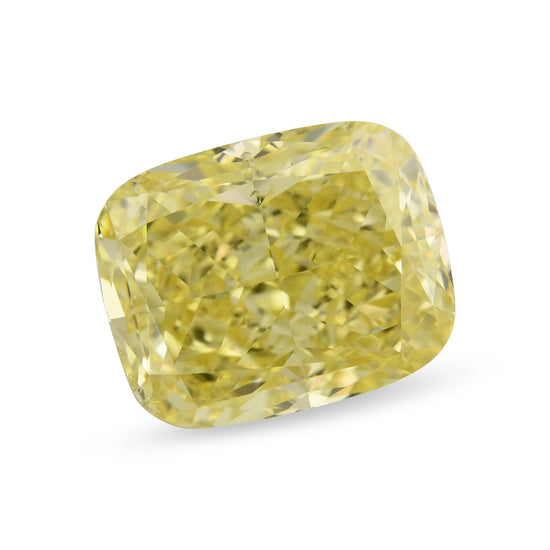 Diamante Cushion Fancy Yellow da 3,02 carati VS2 GIA
