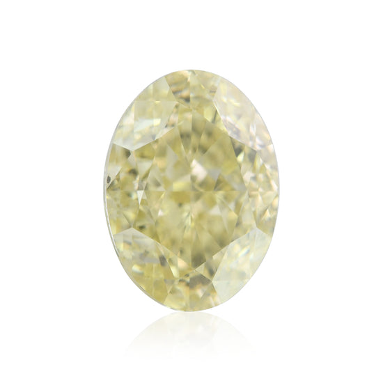 3.03 Carat Fancy Light Brownish Yellow Oval Diamond SI1 GIA