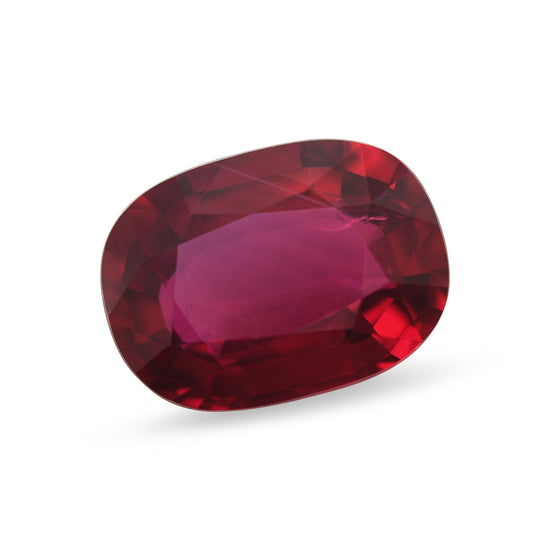 3.03 Carat Red MOZAMBIQUE Cushion Ruby AGL