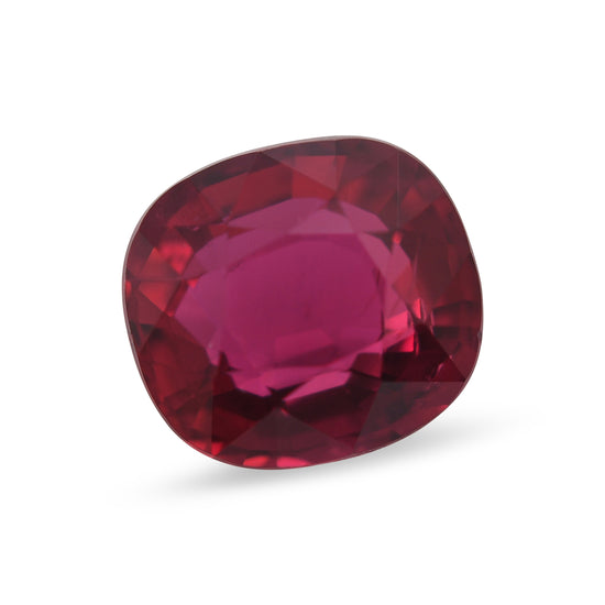 3.03 Carat Red MOZAMBIQUE Cushion Ruby AGL & GRS