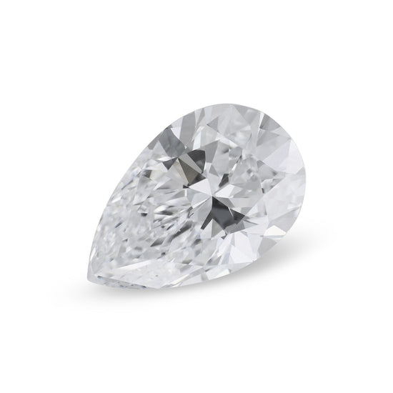 3.05 Carat D Color Pear Diamond VS2 GIA