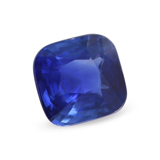 3.05 Carat Blue SRI LANKA Cushion Sapphire GIA & GRS