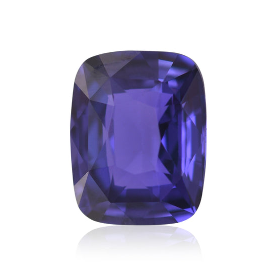 3.05 Carat Purple MADAGASCAR Cushion Sapphire GIA