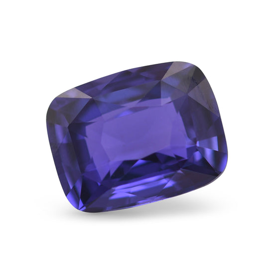 3.05 Carat Purple MADAGASCAR Cushion Sapphire GIA