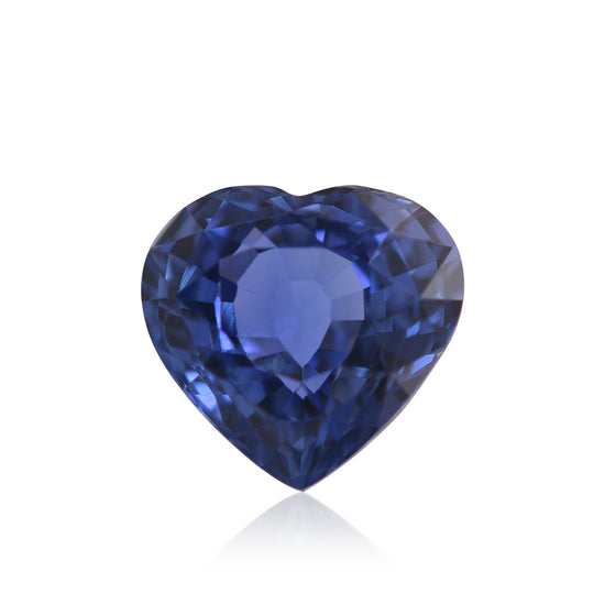 3.05 Carat Blue SRI LANKAN Heart Sapphire GIA No Heat