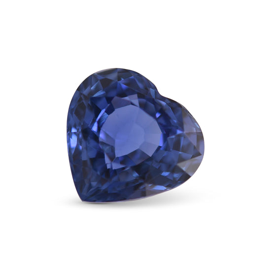 3.05 Carat Blue SRI LANKAN Heart Sapphire GIA No Heat