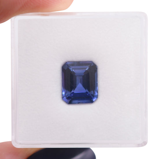 3.07 Carat Blue SRI LANKA Emerald Sapphire CD