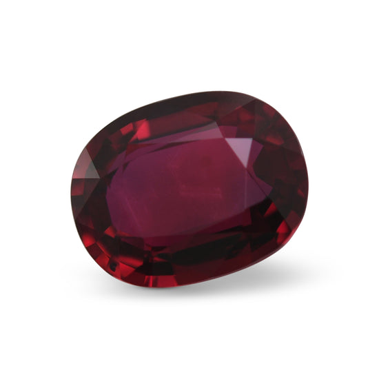 3.08 Carat Red MOZAMBICAN Oval Ruby AGL No Heat