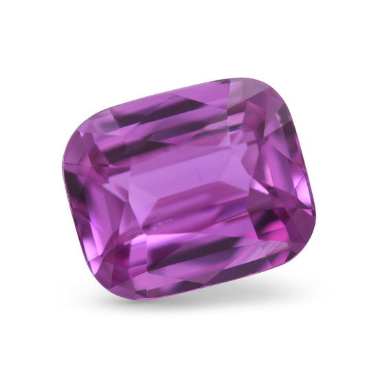 3.08 Carat Pink MADAGASCAR Cushion Sapphire GIA