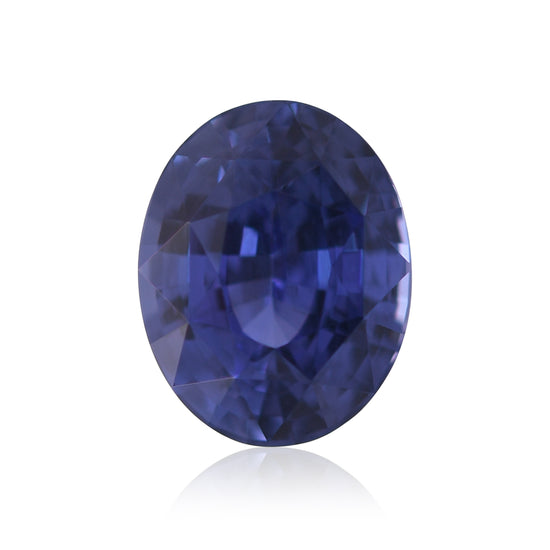 3.08 Carat Blue SRI LANKAN Oval Sapphire GIA No Heat