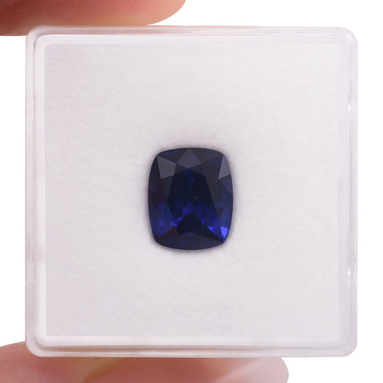 3.12 Carat Blue SRI LANKA Cushion Sapphire CD