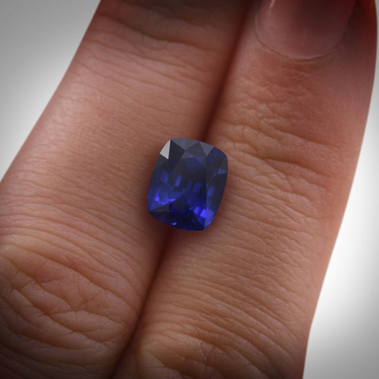 3.12 Carat Blue SRI LANKA Cushion Sapphire CD