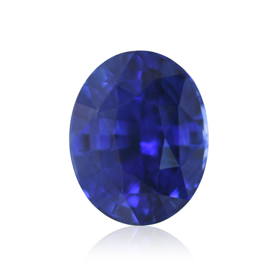 Zaffiro ovale di 3,20 carati blu SRI LANKA CD