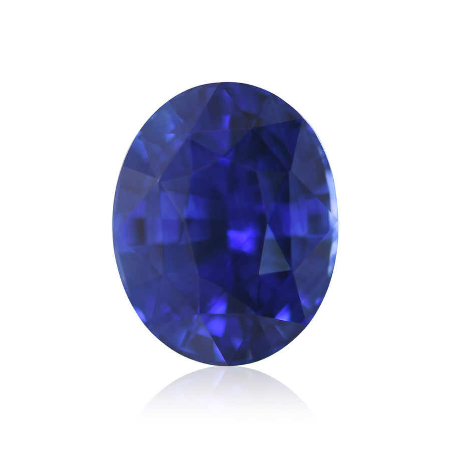 Zaffiro ovale di 3,20 carati blu SRI LANKA CD