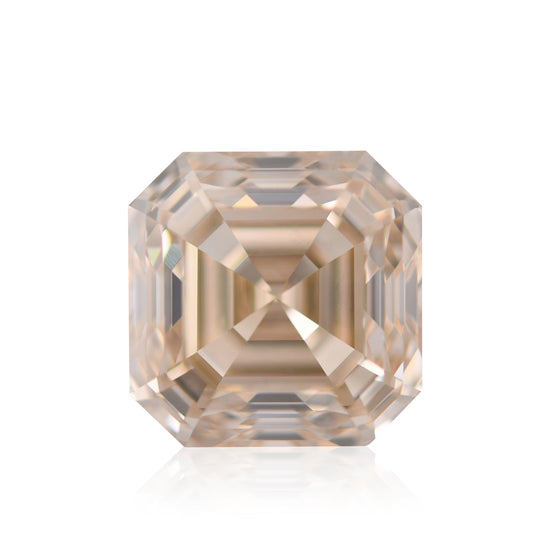 3.25 Carat Light Brown Asscher Diamond VS2 GIA