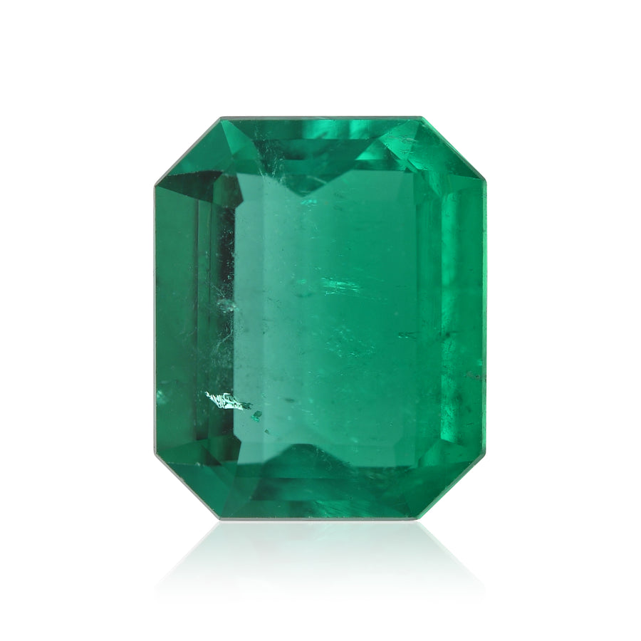3.32 Carat Green COLOMBIAN Emerald Emerald GRS