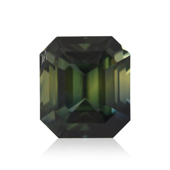 3.32 Carat Green MADAGASCAR Emerald Sapphire GIA