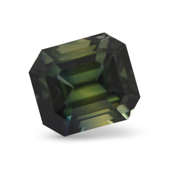 3.32 Carat Green MADAGASCAR Emerald Sapphire GIA