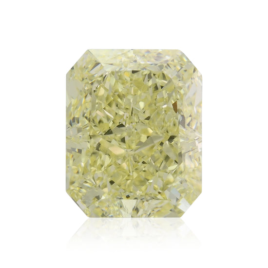 3.36 Carat Fancy Light Yellow Radiant Diamond VVS2 GIA