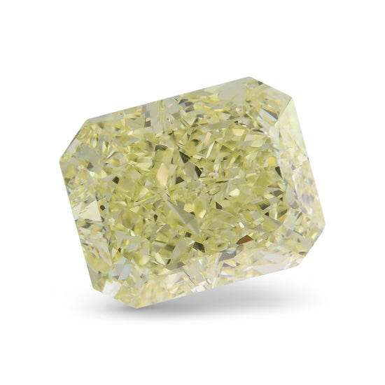 3.36 Carat Fancy Light Yellow Radiant Diamond VVS2 GIA