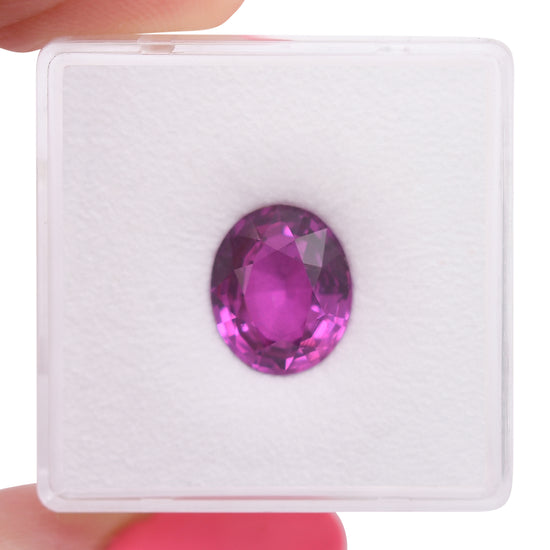 3.38 Carat Pink SRI LANKAN Oval Sapphire CD