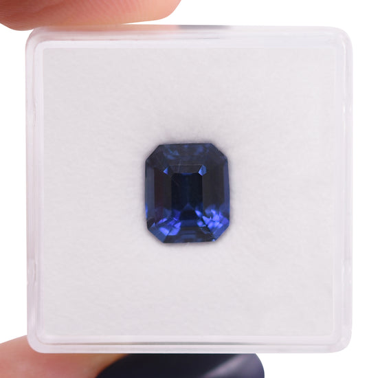 3.39 Carat Blue SRI LANKA Emerald Sapphire CD